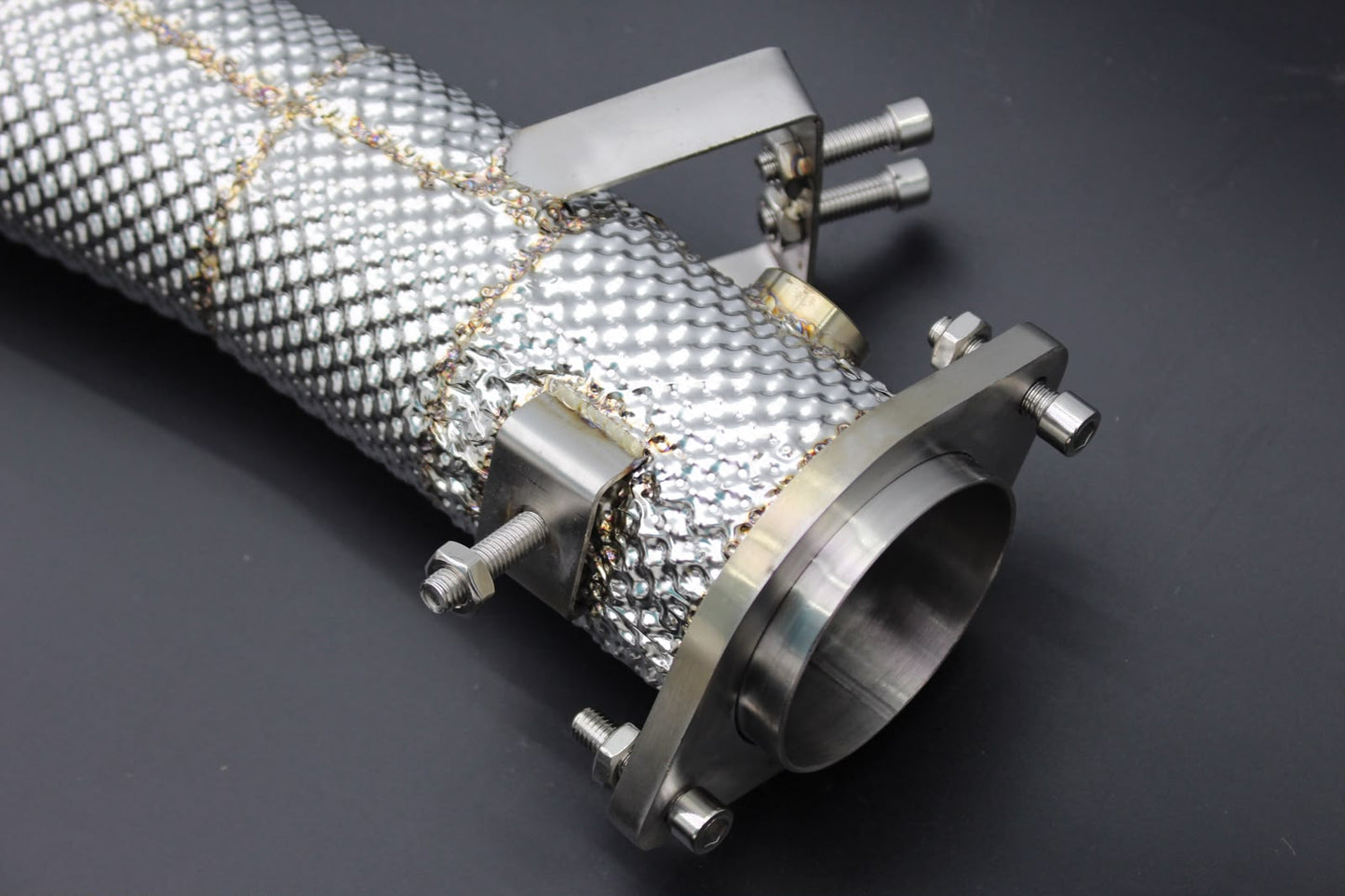 BMW G80 M3 G82 M4 G8X Catless Downpipes (with Mesh Heat Shield)