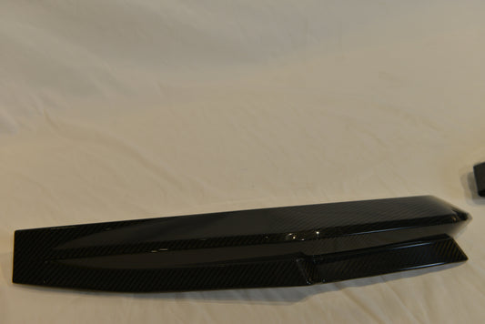 BMW G80 G81 G82 G83 Dry Carbon Fiber Rear Bumper Splitters