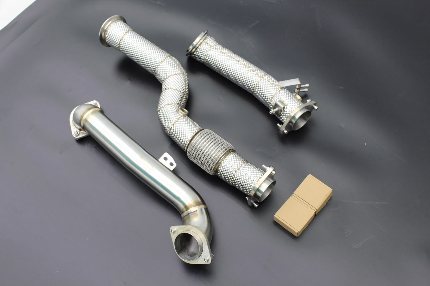 BMW G80 M3 G82 M4 G8X Catless Downpipes (with Mesh Heat Shield)