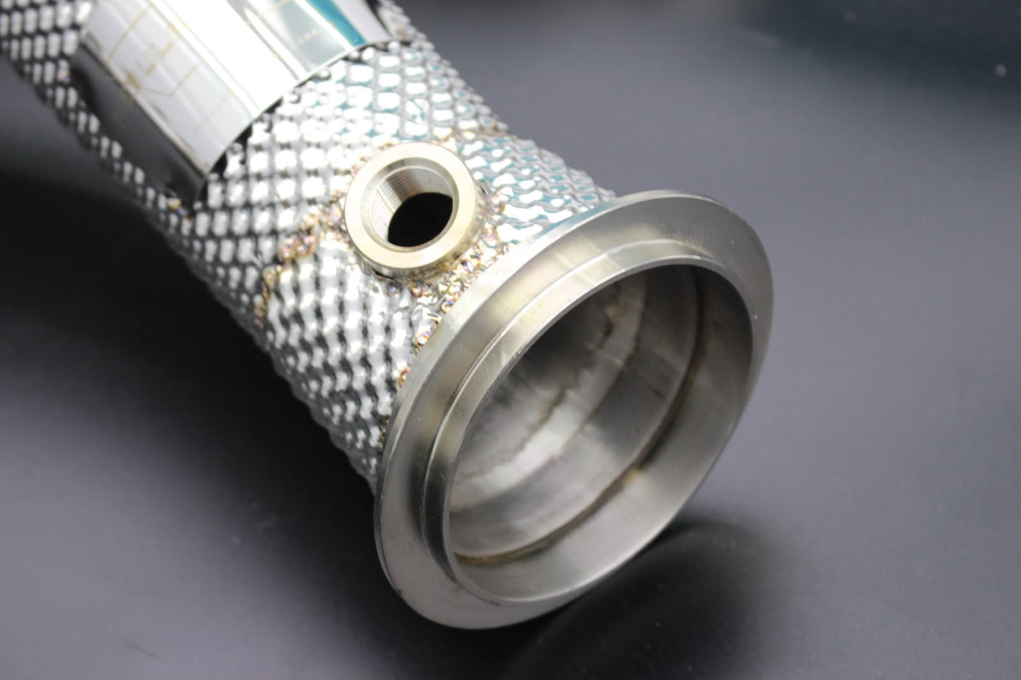 BMW G80 M3 G82 M4 G8X Catless Downpipes (with Mesh Heat Shield)