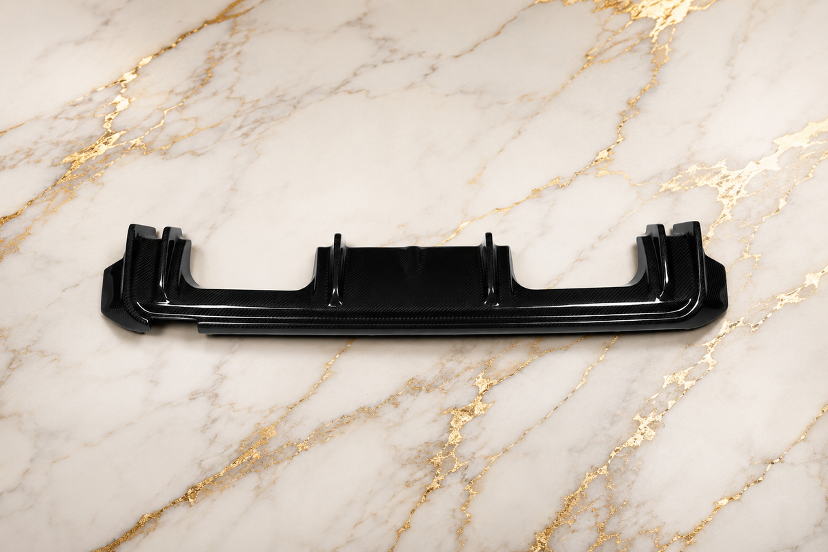 BMW G80 G81 G82 G83 3D-Style Dry Carbon Fiber Rear Diffuser Assembly