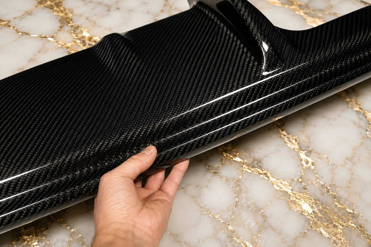 BMW G80 G81 G82 G83 3D-Style Dry Carbon Fiber Rear Diffuser Assembly