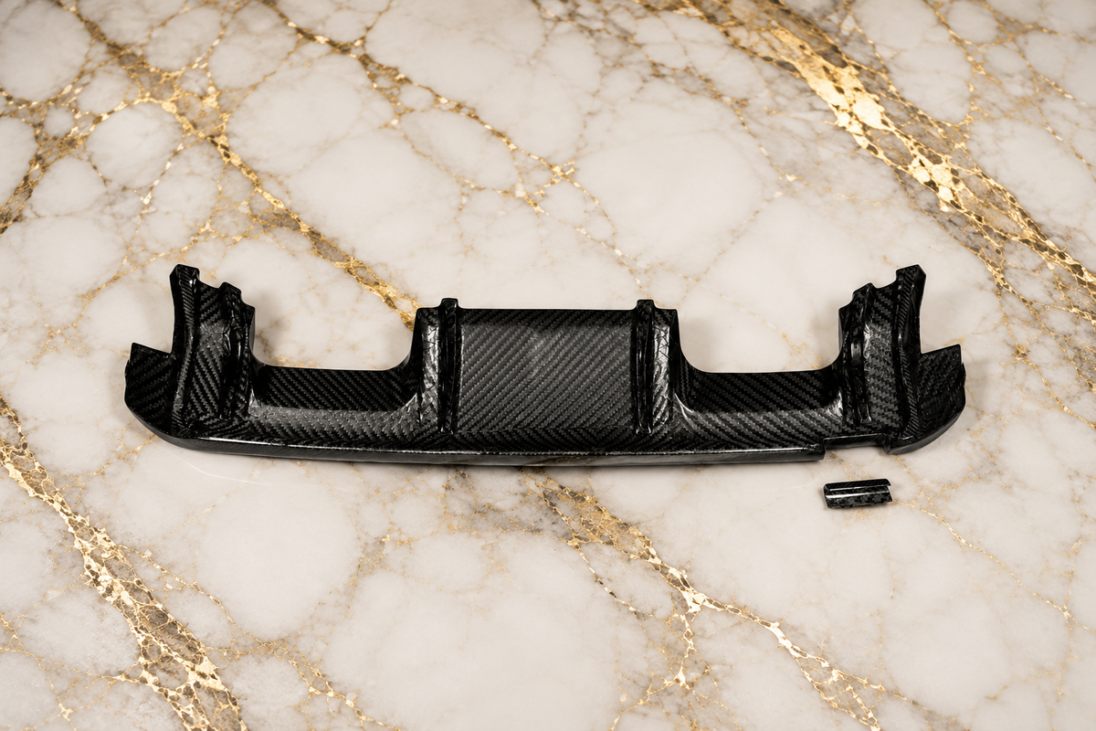 BMW G80 G81 G82 G83 3D-Style Dry Carbon Fiber Rear Diffuser Assembly