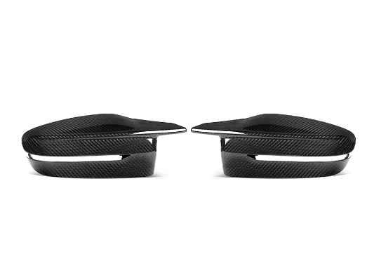 BMW M-Style Dry Carbon Fibre Side Wing Mirror Cover Caps