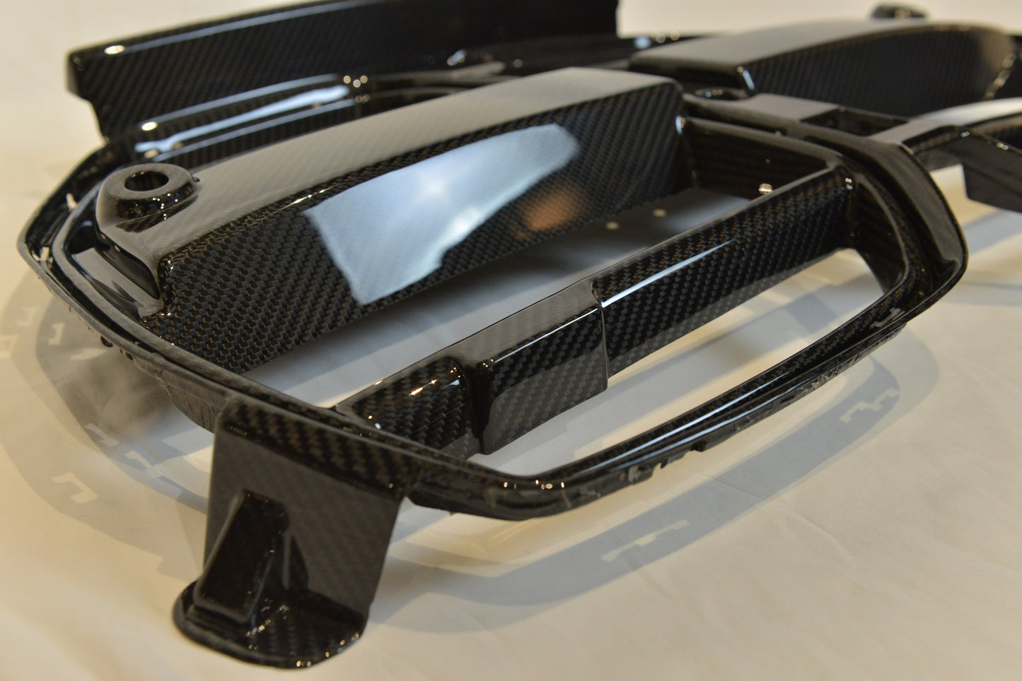 BMW M3 G80 M4 G82 M2 G87 ST Style Dry Carbon Front Grill.