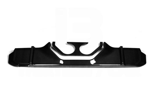 BMW G80 G82 G83 G87 M Performance Style Dry Carbon Fiber Center-Exit Rear Diffuser Trim