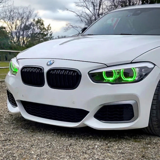 BMW F20 1 Series with RGB DRL lighting