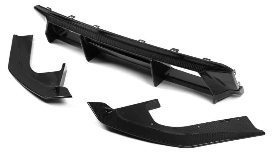 BMW G82 M4 G80 M3 G87 M2 M Performance Style 3-Piece Dry Carbon Fiber Front Splitter Lip Set